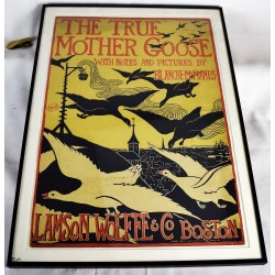 The True Mother Goose. Color Heliotype Advertising Poster